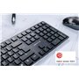 CHERRY KW X ULP, Clavier mécanique haut de gamme ultra-plat, layout français (AZERTY), clavier multi-appareils sans fil, jusqu’à