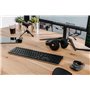 CHERRY KW X ULP, Clavier mécanique haut de gamme ultra-plat, layout français (AZERTY), clavier multi-appareils sans fil, jusqu’à