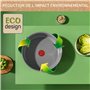 Tefal Ingenio Renew Sauteuse 24 cm, Induction, Revêtement céramique antiadhésif, Recyclée, Cuisson saine et sûre, Compatible lav