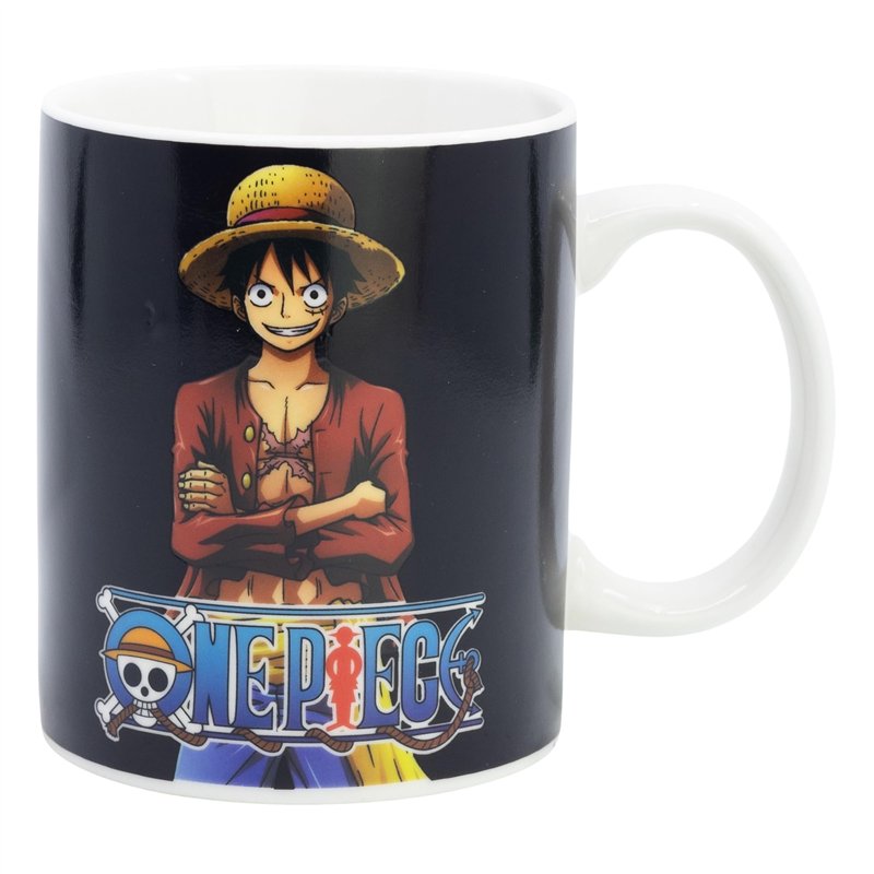 Stor One Piece Heat Change Luffy Ceramic Heat Reactive Coffee Mug