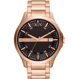 Armani Exchange Montre pour homme Quartz/3 Hand Date movement boîtier de 46mm avec un bracelet en acier inoxydable AX2449