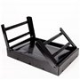 Barbecue portable rectangulaire pliable noir 50x30x23 cm Aktive