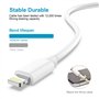 Câble iPhone 1M Lot de 2 [Certifié MFi], Cable Chargeur iPhone Câble Lightning USB Cordon iPhone Fil Chargeur iPhone Charge Rapi