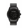 Calvin Klein Montre Analogique Multifunction à Quartz pour Homme avec Bracelet en Acier Inoxydable Noir - 25200295