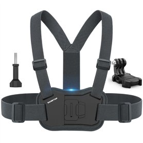Sametop Harnais Fixation de Poitrine Chesty Sangle Compatible avec GoPro Hero 13 12 11 10 9 8 7 6 5 Session DJI Osmo Caméras d'a