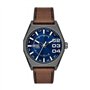 Diesel Montre Scraper à trois aiguilles, en acier inoxydable, couleur gris acier, pour homme, DZ2189
