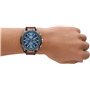 Diesel Montre Split chronographe, en acier inoxydable, couleur gris acier, pour homme, DZ4643