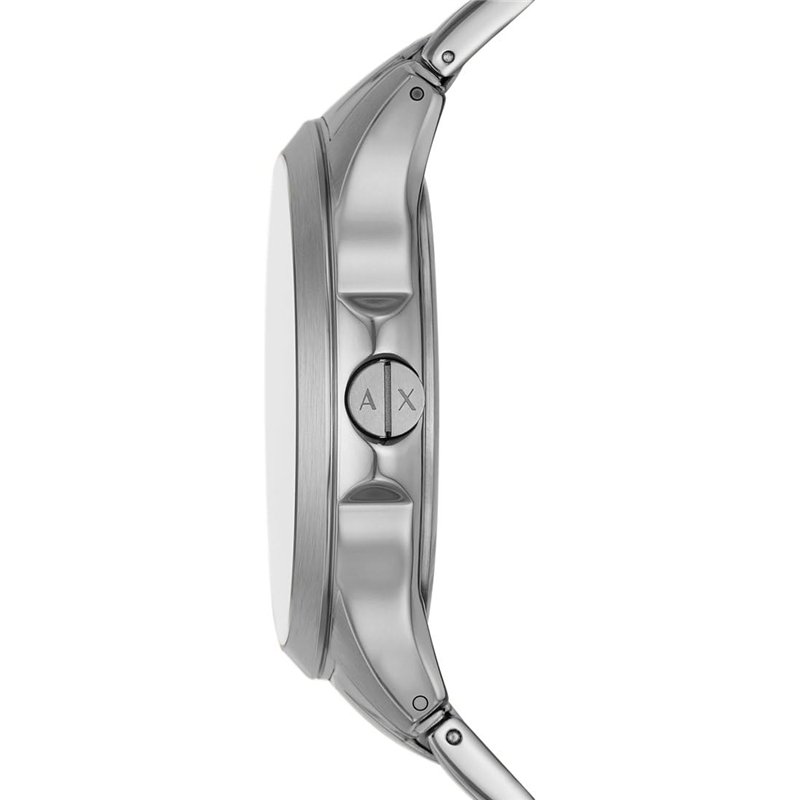 Image secondaire de Armani Exchange Montre pour homme, mouvement quartz/3 aiguilles date, boîtier de 46mm avec bracelet en acier inoxydable AX2451
