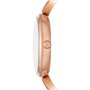 Armani Exchange Montre pour femme, mouvement quartz/3 aiguilles, boîtier de 38 mm avec bracelet en acier inoxydable AX5384