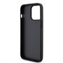 Guess GUHCP15XP4TDSCPK Coque pour iPhone15 Pro Max 6,7" Noir Hardcase Crossbody 4G Metal Logo