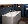 Villeroy & Boch Robinet pour baignoire apparent Villeroy & Boch O.novo, robinet de baignoire avec protection anti-retour et fonc