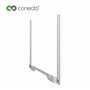 conecto Support d'enceinte pour Supports Sonos® Ray et TV, Charge jusqu'à 2 kg, Blanc