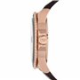 Emporio Armani Montre pour homme, mouvement quartz/date à 3 aiguilles, boîtier de 42 mm, bracelet en cuir pro-planet AR11556
