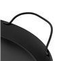Atmosphera - Set de 2 Plateaux en métal D39,5/50cm Noir