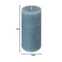 Atmosphera - Bougie ronde Olia en coton D6,8cm