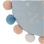 Atmosphera - Coussin Hiver en Coton D35cm Bleu