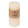 Atmosphera - Bougie ronde Olia D6,8cm blanc ivoire