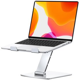 CIRYCASE Support Ordinateur Portable, Support PC Portable Bureau Réglable en Aluminium, Refroidissement Rapide, Laptop Stand Pli