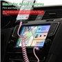 Câble Lighning iPhone Spirale Aple Carplay Cable [Certifié Aple MFi] Câble iPhone Voiture Carplay Court avec Synchronisation de 