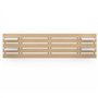 IDMarket - Tête de lit Suspendue 5 Larges Lattes Nina 240 cm Bois Clair et étagères Blanches