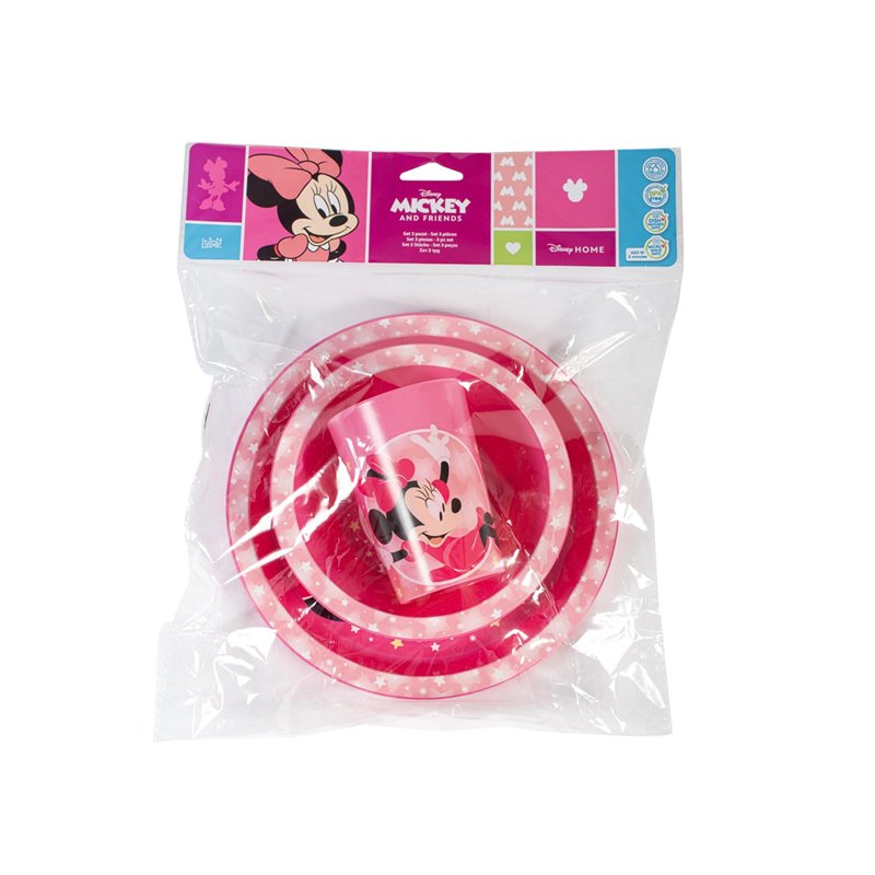 Image secondaire de Lulabi DISNEY MINNIE MOUSE COSMO - Service de vaisselle pour les enfants - Mélamine incassable - 3 pièces