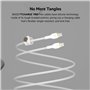 Belkin BoostCharge Pro Flex câble à gaine tressée USB-C vers USB-C, Certifié USB-IF, recharge Power Delivery, pour iPhone 16, 15