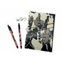 CyP Brands- My Hero Academia Boîte cadeau avec journal et 2 stylos, journaux, stylos, matériel d'écriture, multicolore, produit 