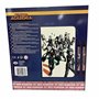 CyP Brands- My Hero Academia Boîte cadeau avec journal et 2 stylos, journaux, stylos, matériel d'écriture, multicolore, produit 