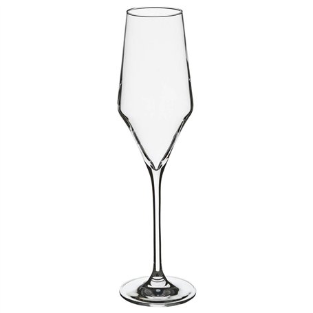 Lot De 6 Flûtes à Champagne - 22 Cl - Clarillo - Cristallin
