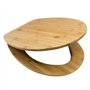 RIDDER Siège de toilette Tampa avec fermeture douce bambou naturel