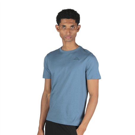 Kappa - T-Shirt Cafers Slim pour Homme - Bleu - Taille S