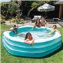 Intex Swim Center Piscine familiale octogonale, Taille gonflée : 2,54 m x 2,54 m x 56 cm (58492NP)