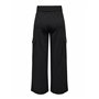 Pantalon en Toile pour Femme JDY, Élégante Culotte Taille Haute, Pantalon Marlène JDYGEGGO, Couleurs:Noir, Taille:XL / 32L, Long