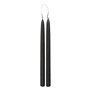 Atmosphera - Lot de 2 bougies bâtons Hugo en coton H30cm noir