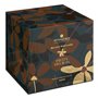 Atmosphera - Bougie parfumée Plum en verre D10,3cm ambre