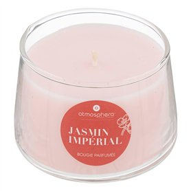 Atmosphera - Bougie parfumée Izor en Verre D7,5cm Rose