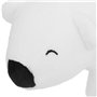 Atmosphera - Pouf Ours Polaire en Bois 33x60cm Blanc