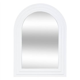 Atmosphera - Miroir Emily en Bois H55cm Blanc