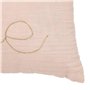 Atmosphera - Coussin rectangulaire Lili en Gaze de Coton 50x30cm Blanc