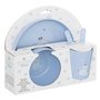 Atmosphera - Set Repas 5 pièces H19cm Bleu