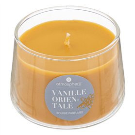 Atmosphera - Bougie parfumée Izor en verre D7,5cm