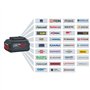 Bosch Professional 18V System taille-haies sans-fil GHE 18V-60 (moteur sans charbon, capacité de coupe de 20 mm) Alimenté par pi