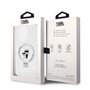 CG Mobile Karl Lagerfeld Magsafe Ringstand Coque avec têtes Karl & Choupette pour iPhone 15