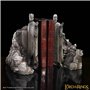 Nemesis Now Serre-Livres Le Seigneur des Anneaux Porte d'Argonath 19 cm, Résine, Gris, sous Licence Officielle Le Seigneur des A