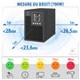 Atlantis A03-OP1002XLN Online 88% Quieter Server UPS Double Conversion Pure Sine Wave 1000VA 700W, Low Noise Fan Gelid 23,6 dbA,