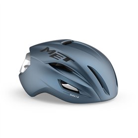 MET Manta MIPS Vélo Hel Unisexe, Bleu Marine argenté Mat, M