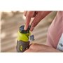 RYOBI Gonfleur 4V USB Lithium - jusqu'à 6,9 bars - Câble USB-C - 1 batterie 4V 2,0 Ah USB Lithium - Livré avec 3 embouts de gonf