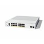 Cisco Commutateur administrable Cisco Catalyst 1300-16FP-2G, 16 Ports GE, PoE complète, Ports SFP 2x1GE, Garantie limitée à Vie 