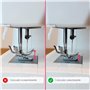 ALFA Protège-Doigts pour Machine à Coudre, Métal, Gris, Normal