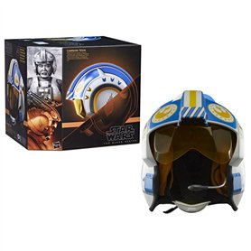 Star Wars The Black Series Carson Teva, Casque électronique Premium avec LED et Effets sonores avancés, à partir de 14 Ans